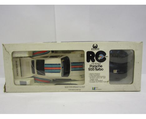 A boxed Hales 1:16 scale radio control Porsche 935 Turbo 