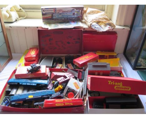 A Large Collection of Tri-ang Railways OO-Guage Railway including engines R.323 Operating Mail Coach Set