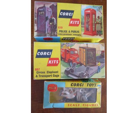 Corgi 607, 610 and 1501, boxed