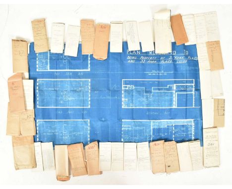 Fry family &amp; J. S. Fry &amp; Co. Ltd. interest. A collection of early 20th century 1920s deeds and documents relating to 