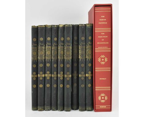 Shakespeare, William. c1880 The Library Shakspeare. Illustrated by Sir John Gilbert, George Cruikshank, and R. Dudley. Publ. 