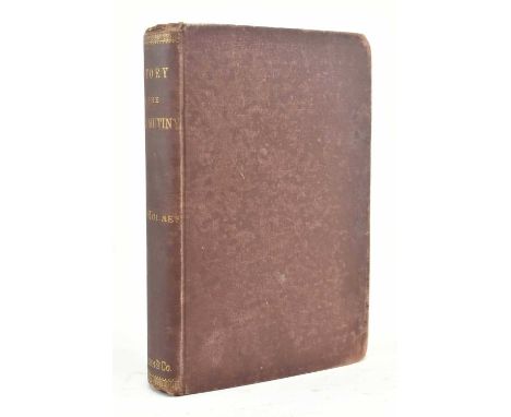 A late 19th century Victorian believed binder's proof or misprinted book. The work is believed to be an 1885 second edition o