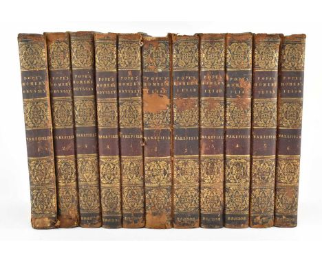 Bindings. Homer &amp; Pope, Alexander (trans.):- 1796-7 The Odyssey of Homer and the Iliad of Homer. A New Edition, with addi