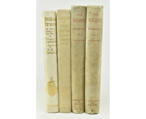 Illustrated works. A collection of three early 20th century works. The lot comprising Drake's Drum and other Songs of the Sea