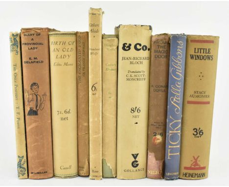 Literature. A collection of ten early 20th century first editions in dust wrappers. The lot comprising 1931 The Only Penitent