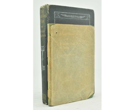 Machen, Arthur. 1895 The Great God Pan and the Inmost Light. Publ. John Lane. Illustrated title page &amp; cover by Aubrey Be