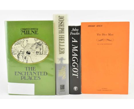 Modern fiction. A collection of three modern first editions &amp; a proof copy. The lot comprising 1971 The Dice Man by Luke 