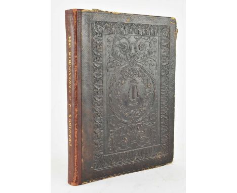 Joseph Hallam Hawksworth (1827-1908) - a mid 19th century Victorian sketchbook containing seventy original pencil landscape d