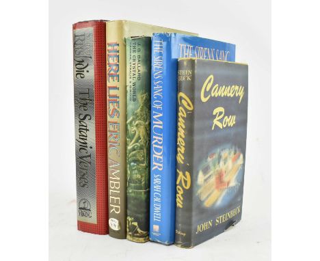 Modern first &amp; early editions. A collection of works. Comprising 1988 The Satanic Verses by Salman Rushdie, first U.S. ed