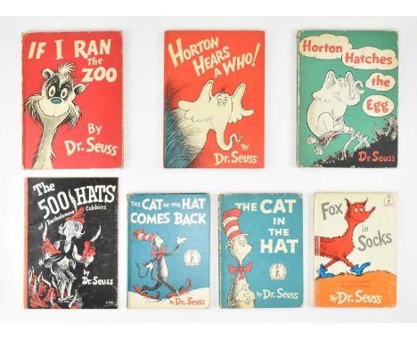 Dr. Seuss [pseud. Theodore Seuss Geisel]. A collection of seven first &amp; early editions of Dr. Seuss's popular illustrated