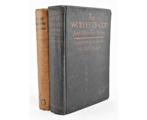 Horror &amp; mystery fiction. Two 1920s works in orig. cloth bindings, comprising 1921 The Wolves of God and Other Fey Storie