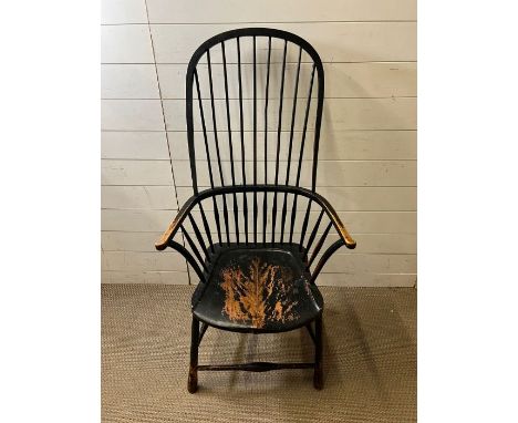 A Windsor stick back chair 