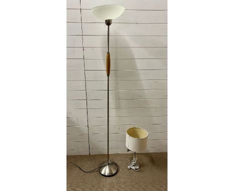 A floor standing lamp and table lamp 