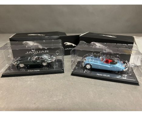 Two Jaguar Diecast model cars 