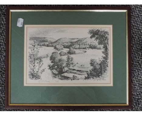 Geoffrey H Pooley, (1908-2006), after, a Ltd Ed print, Ruskin's View Kirkby Lonsdale, signed and num 7/120 and dated 1991, 17