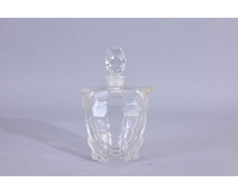Baccarat for Guerlain Turtle Figure Perfume Bottle. Champs Elysees, vintage, empty Baccarat Turtle shaped flacon. (Guerlain -