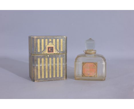 Vintage Bellodgia Caron Perfume, Baccarat Bottle #682 in original box. Large (Caron - 16)  Provenance: single owner lifetime 