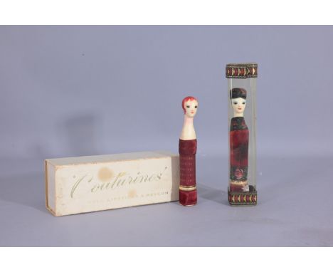 (2) Vintage Revlon Couturine Lipstick Dolls (Misc - 1273)  Provenance: single owner lifetime collection from Jacksonville, FL
