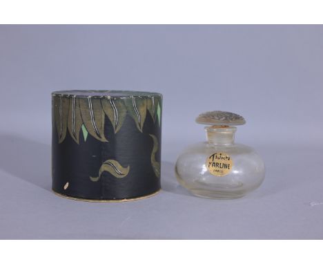 Tijane by D'Arline c1923 Perfume Bottle and Box. Vintage Tijan perfume bottle by the American Druggist Syndicate in Long Isla