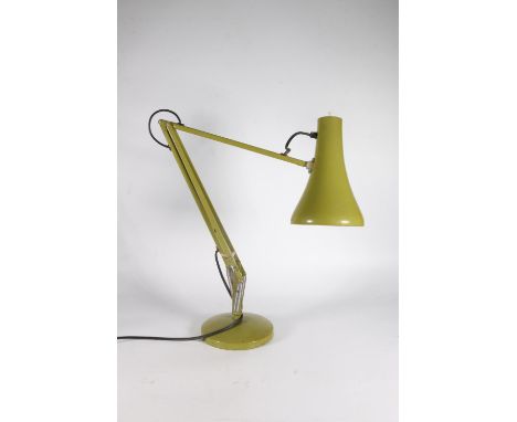 Herbert Terry model 75 Anglepoise lamp in avocado green. 