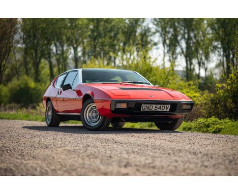Registration – GND 540VChassis No. – 7907/1557AM.O.T. – ExemptOdometer – 32,865This striking 1979 Lotus Elite 504 instantly d