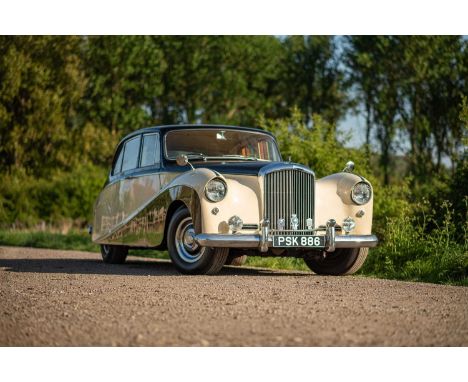 Registration – PSK 886Chassis No. – B214ANM.O.T. – ExemptOdometer – 83,105This imposing and extravagant 1956 Bentley S1 has a