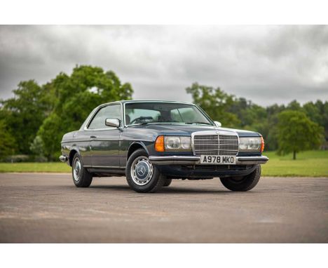 Registration – A978 MKOChassis No. – 1230532A024271M.O.T. – ExemptOdometer – 97,000This delightfully Teutonic 1983 Mercedes-B