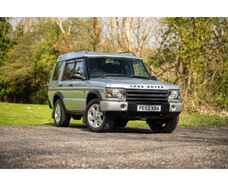 Registration – PE52 XBAChassis No. – SALLTGM873A784925M.O.T. – April 2026Odometer – 143,841The Land Rover Discovery Series II