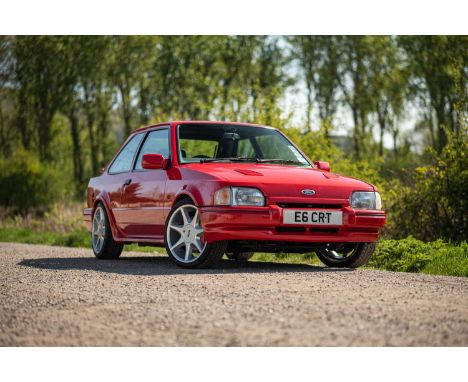 Registration – E6 CRTChassis No. – WF0BXXGCABJR74703M.O.T. – July 2025Odometer – 83,020This fabulous 1988 Escort RS Turbo is 