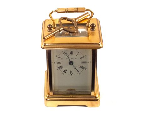 A Brass cased London Clock Co. carriage clock