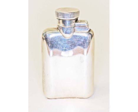 A George VI silver hip flask, bayonet lid, William Neale &amp; Son, Birmingham 1939, height 83mm, wt. 2.2ozt.  Condition - no