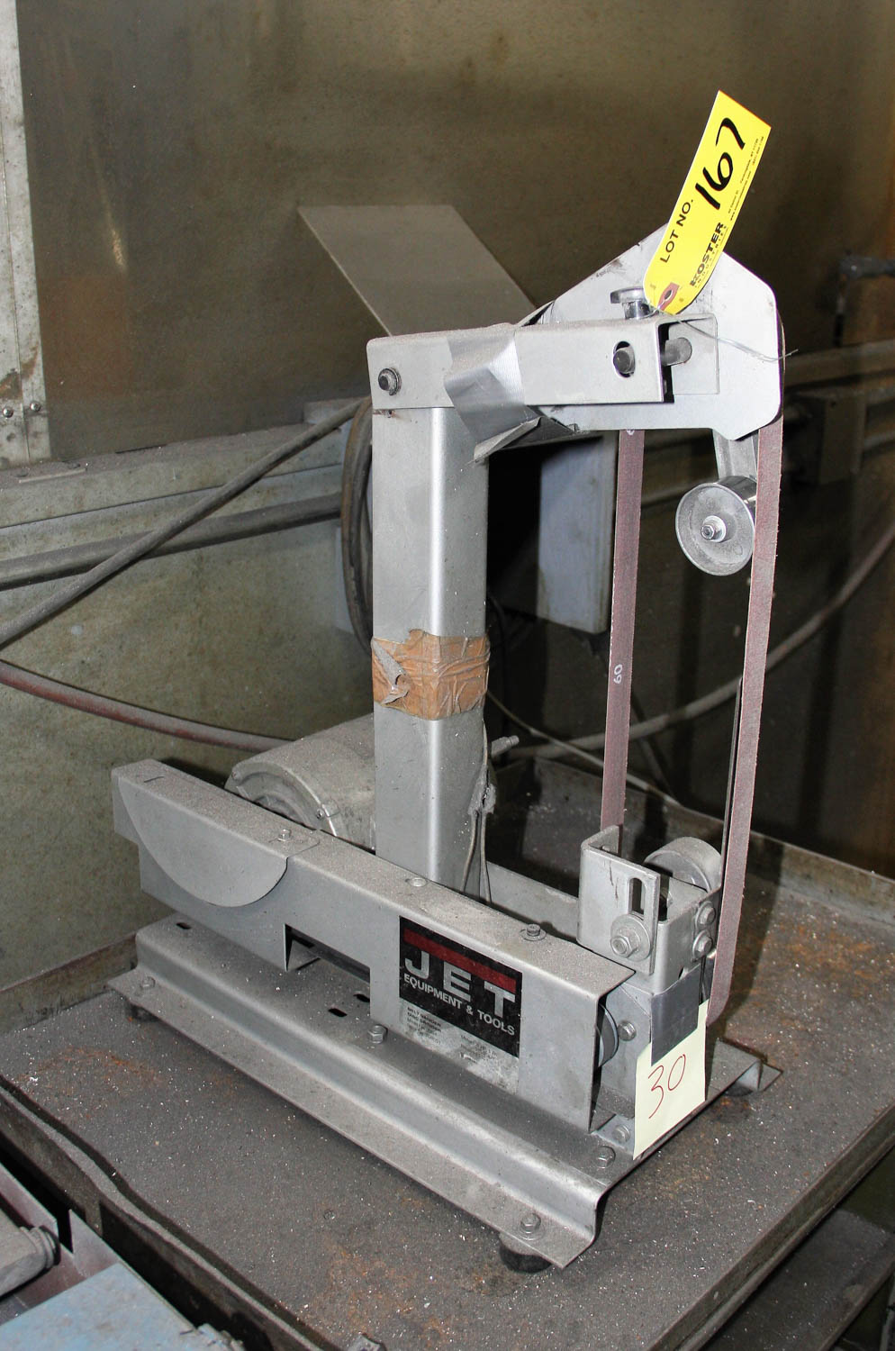 1" JET MDL. JSG1 BELT SANDER, 1/2HP, 1/60, CART