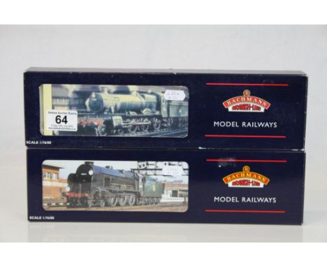 Two boxed Bachmann OO gauge to include 31408 Lord Nelson Class 30850 'Lord Nelson' BR Green Early Emblem 4-6-0 locomotive wit