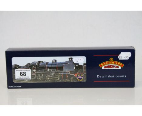 Boxed Blue Riband Bachmann OO gauge 32161 N Class 31862 BR Black E/Emblem Slope sided tender locomotive with tender, appearin