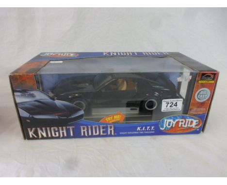 Boxed Joyride Knight Rider K.I.T.T. diecast model with ejector seat, scanner light and removable T-tops