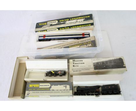 Group of OO gauge locomotives &amp; rolling stock in various conditions to include Hornby Dublo City of London (within Wrenn 