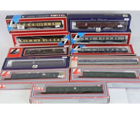 11 Lima OO gauge items of rolling stock, all coaches 