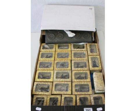 Collection of 23 Boxed NLP Lord of The Rings diecast figures plus display stand