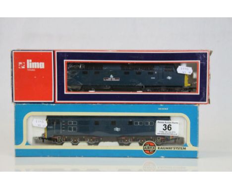 Two boxed OO gauge locomotives to include Airfix Airfix 541006 A1A A1A Class 31/4 Diesel Locomotive (BR Blue Livery) and Lima