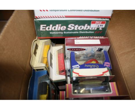 Collection of boxed diecast models to include Atlas editions Eddie Stobart, Lledo Days Gone, Melaquite Trading Old Timer, Cor