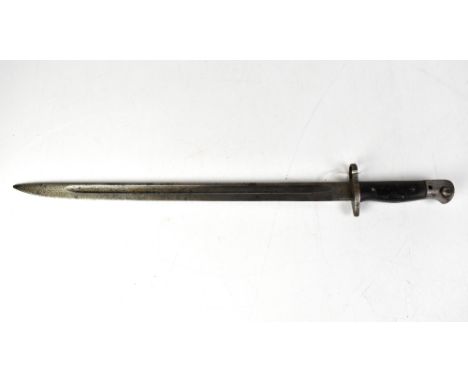 A 1907 pattern bayonet stamped '1907 Wilkinson', blade length approx 42.5cm.