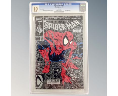 Marvel Comics Spider-Man 1st All-New Collector's Item Issue The Legend of the Arachknight "Torment" Part One of Five, Silver 