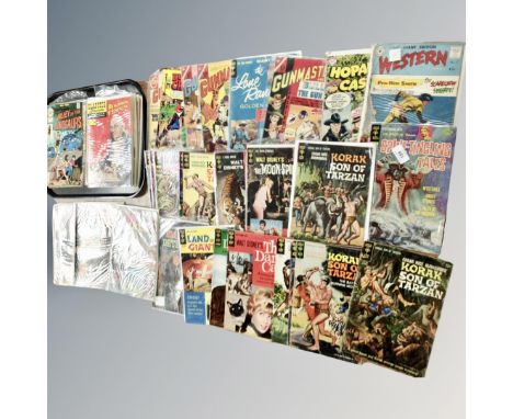 A quantity of vintage Gold Key, Charlton and Dell comics to include Disney, TV tie-ins together with assorted Western Comics 