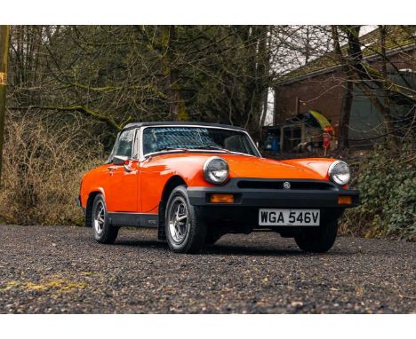 Registration – WGA 546V
Chassis No. – GAN6-220407G
M.O.T. – Exempt
Odometer – 8,900
This striking example of MG’s Midget is p