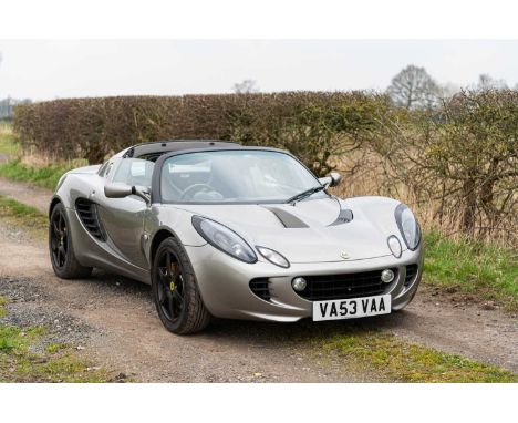 Registration - VA53 VAA
Chassis No. - SCCGA11104HC70587
M.O.T. - April 2024
Odometer - 51,900
Well-kept Lotus Elises are high