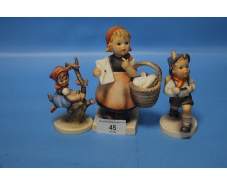 THREE HUMMEL FIGURES