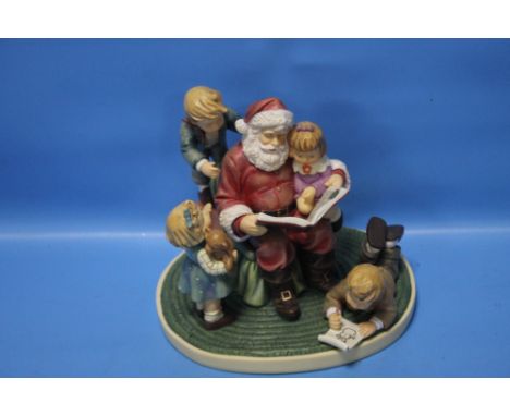 A HUMMEL FIGURE GROUP 'STORY TIME WITH SANTA'