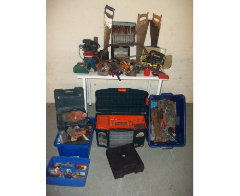 ELECTRICAL DIY TOOLS, TOOL BOXES AND CONTENTS
