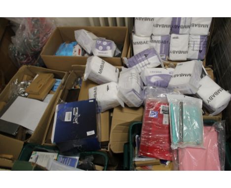 SEVEN BOXES OF NEW ITEMS TO INCLUDE DUMPLING TOOLS, ICE CUBE TRAYS, PHONE CASES, SCREEN PROTECTORS ETC.
