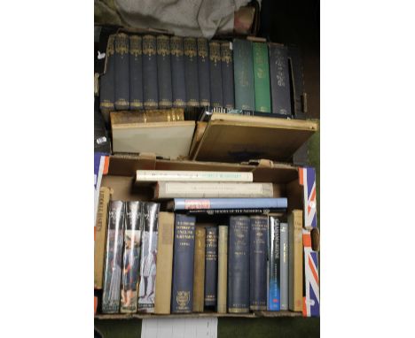TWO BOXES OF GENERAL BOOKS TO INCLUDE SAMUEL PEPYS